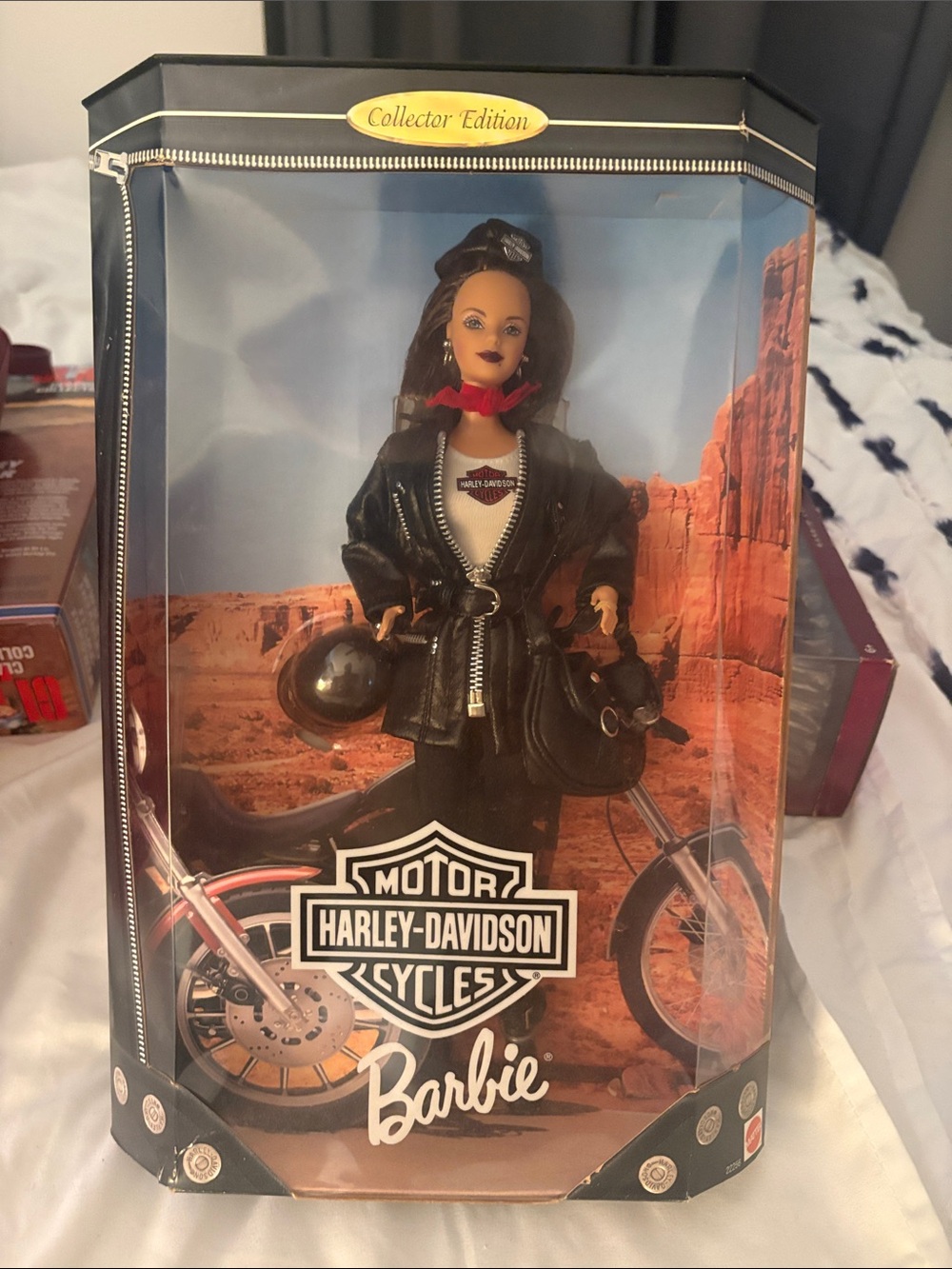 Barbie Harley-Davidson Black Outfit Doll with Red Scarf
